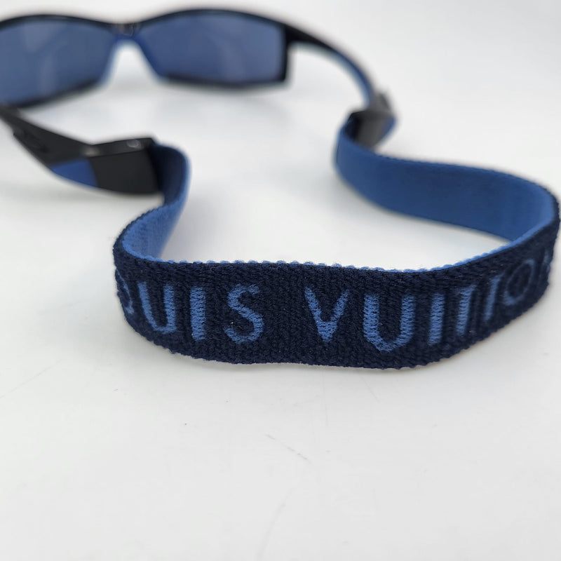 Louis Vuitton Men's Black & Blue Louis Vuitton Cup Sunglasses