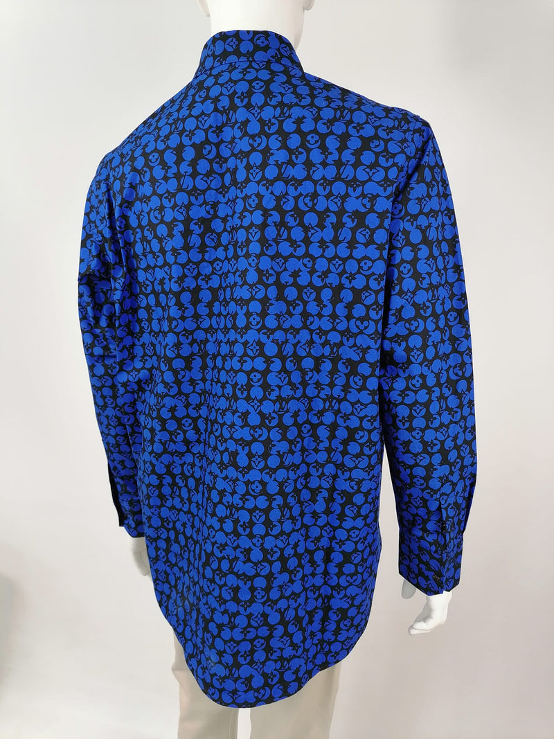 Louis Vuitton - Oxford DNA Shirt Cigarette Pocket - Ocean Blue - Men - Size: M - Luxury