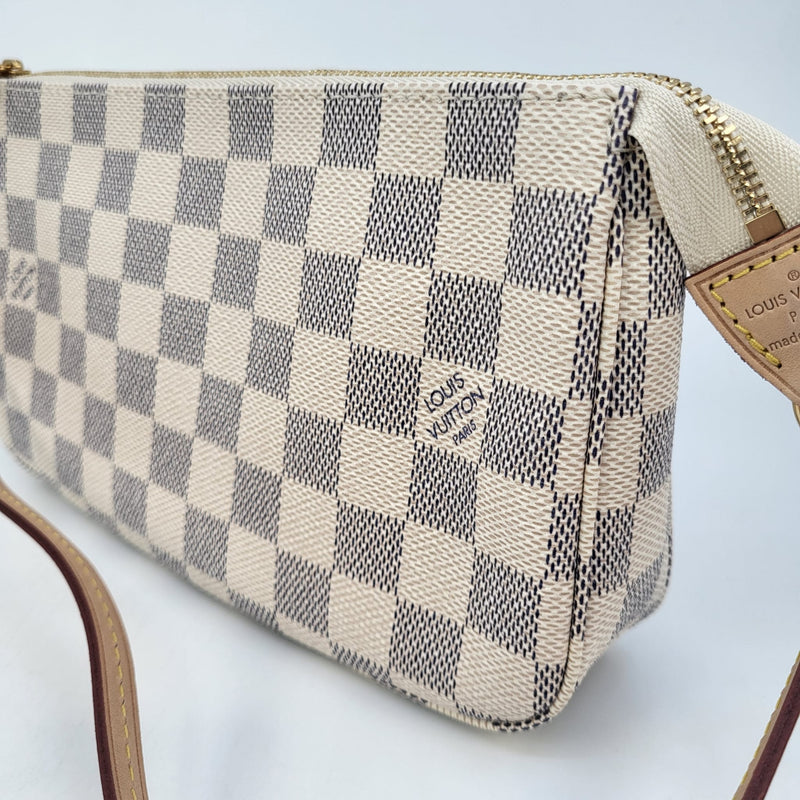 LOUIS VUITTON Pochette Accessoires Beige N41207 Damier Azur