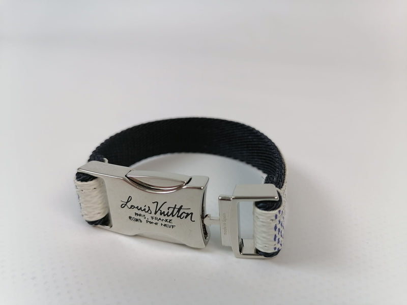 Louis Vuitton Daily Confidential Bracelet Monogram in Blue - Accessories  M6057E - $48.10 