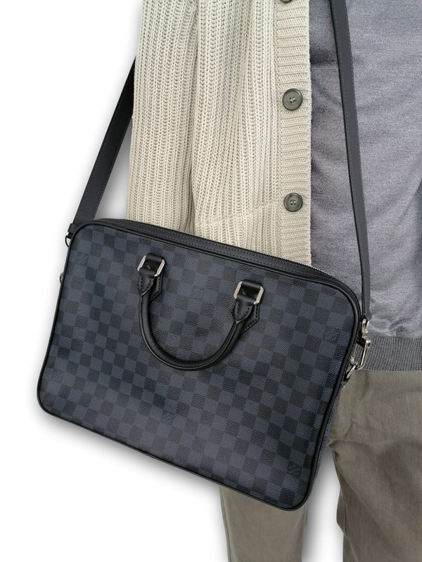 Dandy Briefcase Damier Cobalt