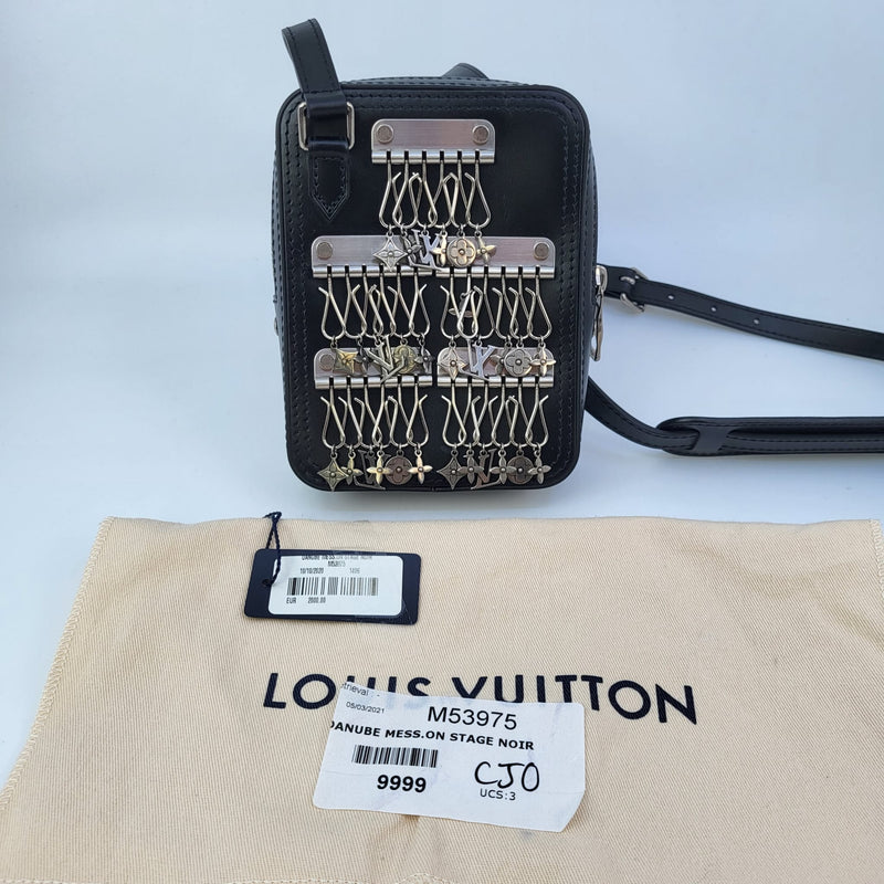 Louis Vuitton Danube Messenger LV Initiales/Monogram Flower Charms