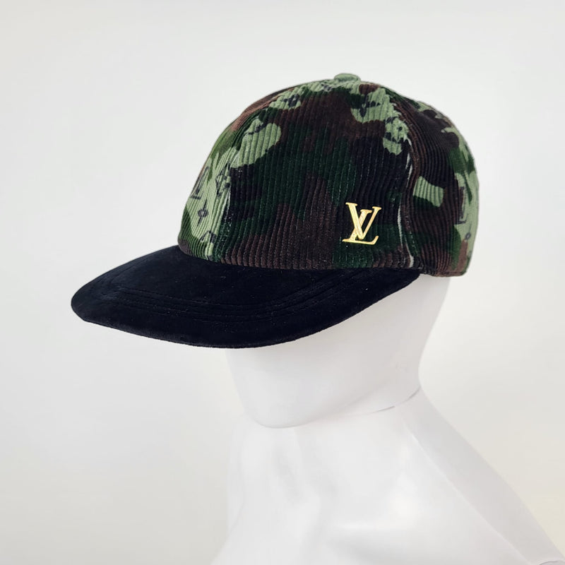 Louis Vuitton SZ.60 Monogramouflage Easy Fit Camo Cap Ou Pas LV Baseball Hat  859713