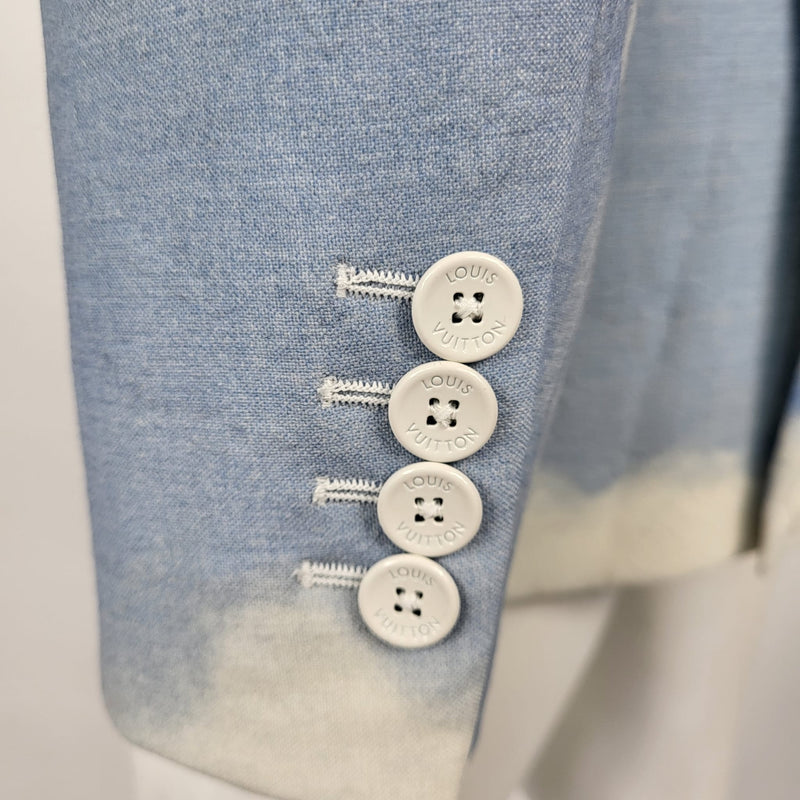 Embossed Cloud & Button Jacket