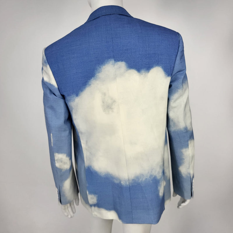 Embossed Cloud & Button Jacket