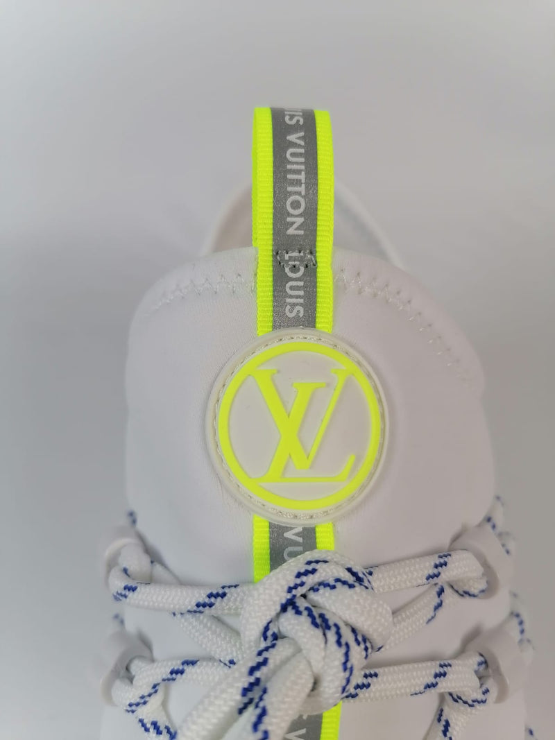 Louis Vuitton Men's 9.5 US White x Marine Tie Dye Fastlane Sneaker 34lv21s  at 1stDibs