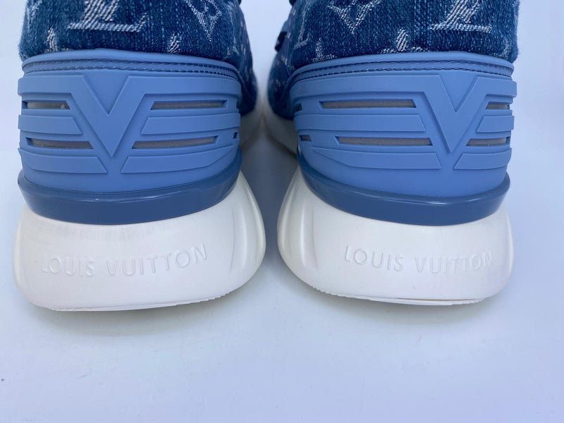 Authentic Louis Vuitton Fastlane Denim Monogram Sneakers LV 7,5 EU