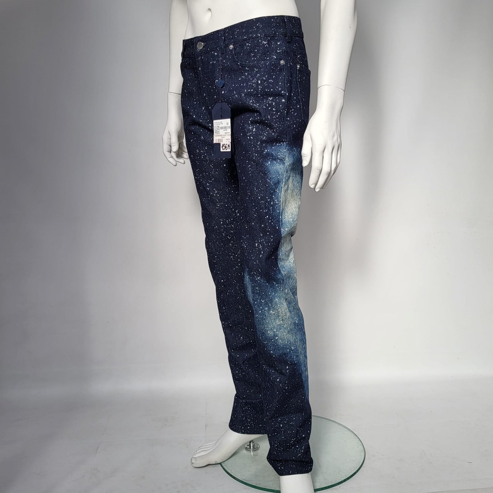 Louis Vuitton Men's Navy Cotton Galaxy Slim Jeans – Luxuria & Co.