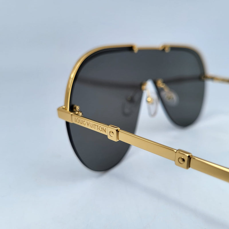 Louis Vuitton Women's Black & Gold Gone Girl W Sunglasses Z1230W