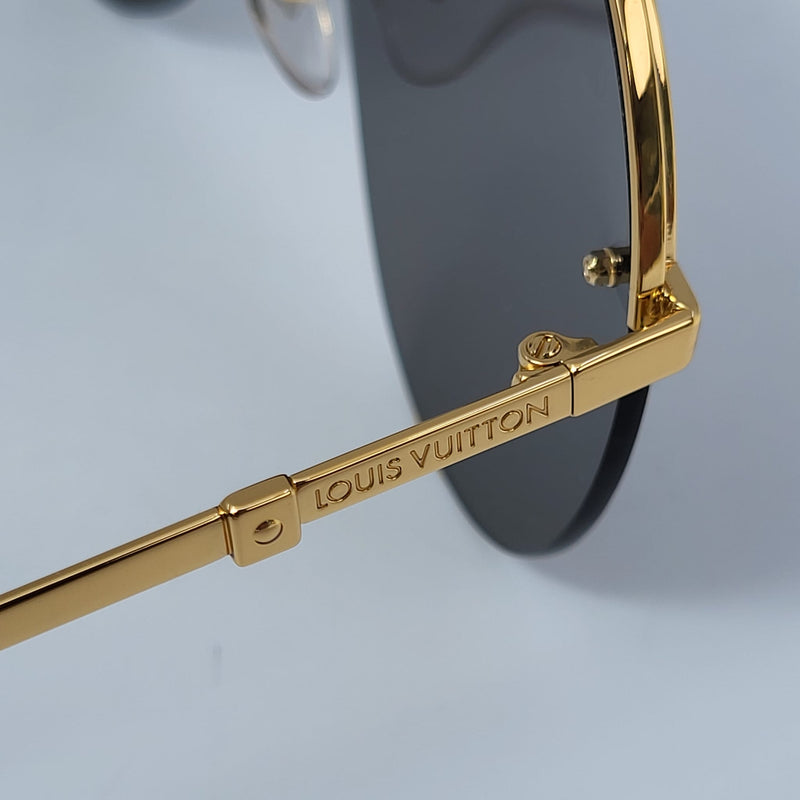 Louis Vuitton Gone Girl W Women's Gold Shield Sunglasses