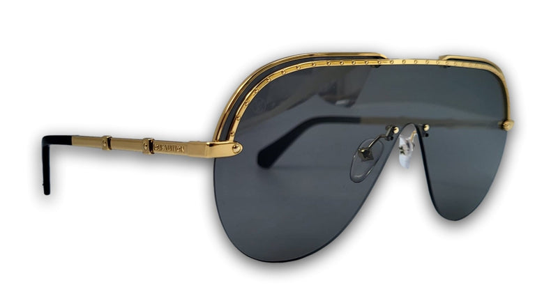 louis vuitton glasses black and gold