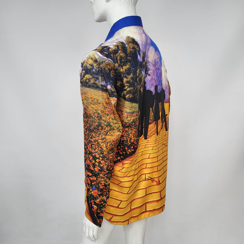 Louis Vuitton Men's Wizard of Oz Brick Road Long Sleeve 100% Silk Shirt –  Luxuria & Co.