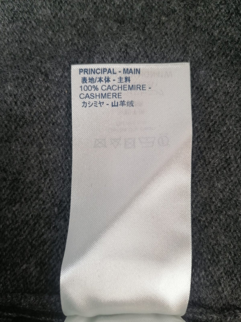 Louis Vuitton Men's Gray Cashmere Half and Half Monogram Crewneck