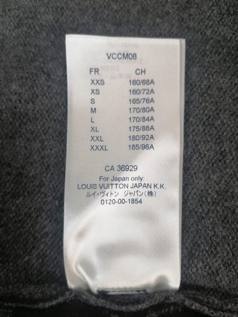 Louis Vuitton Monogram Mix Cashmere Cardigan Anthracite Men's - Pre-SS23 -  US