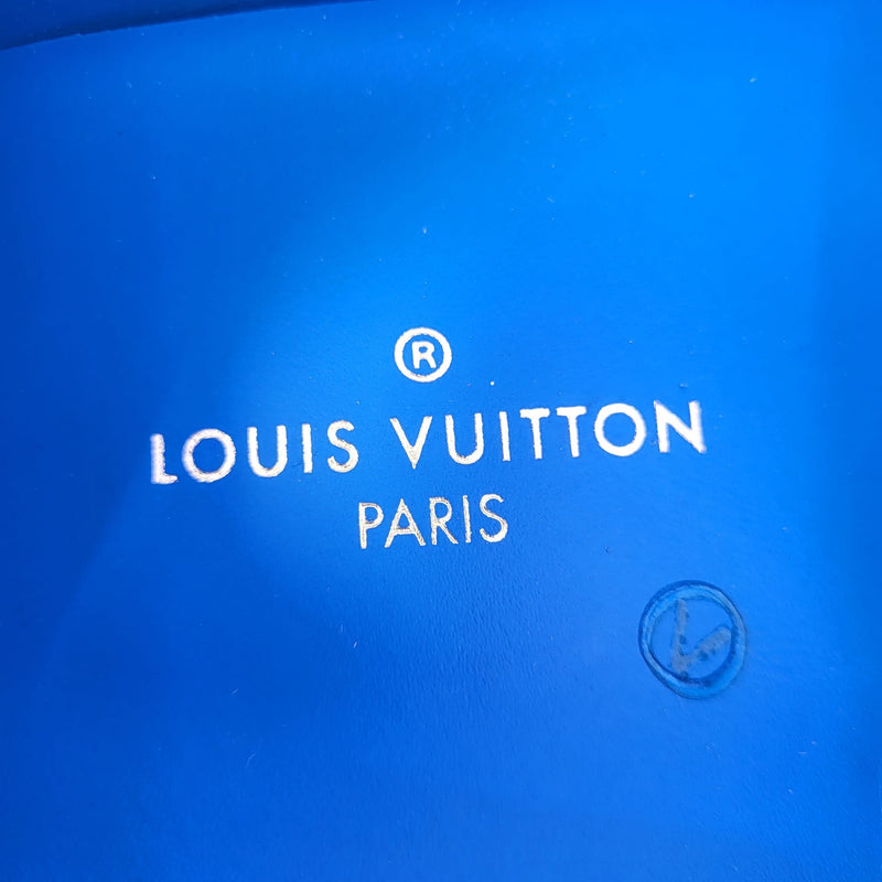 Sapato Louis Vuitton Mocassim Hockenheim Azul Masculino Original - MYT6