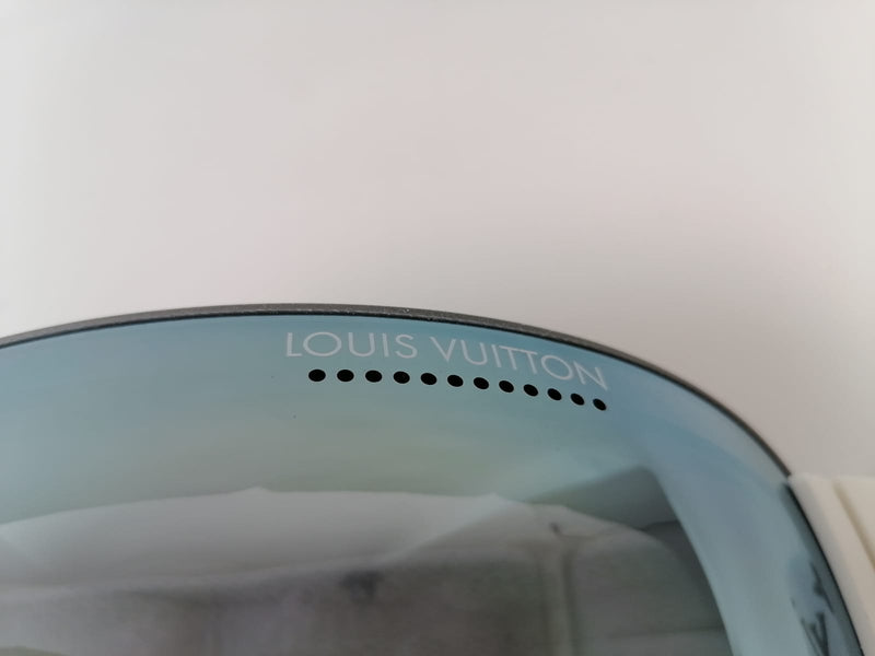 LV Intergalactic White Monogram U Ski Goggles