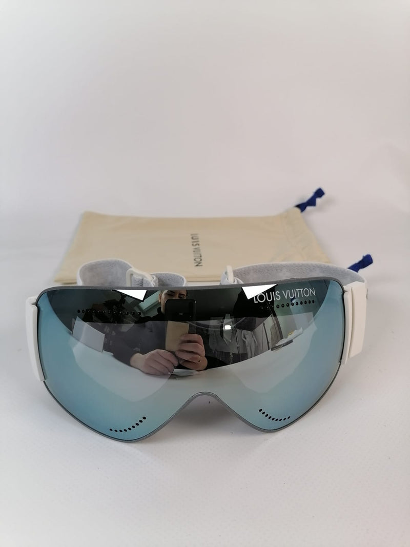 Louis Vuitton LV Intergalactic White Monogram Ski Goggles Z1171U