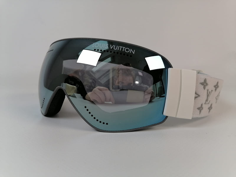 ski goggles louis vuitton Louis Vuitton LV Intergalactic White Monogram Ski Goggles Z1171U – Luxuria & Co