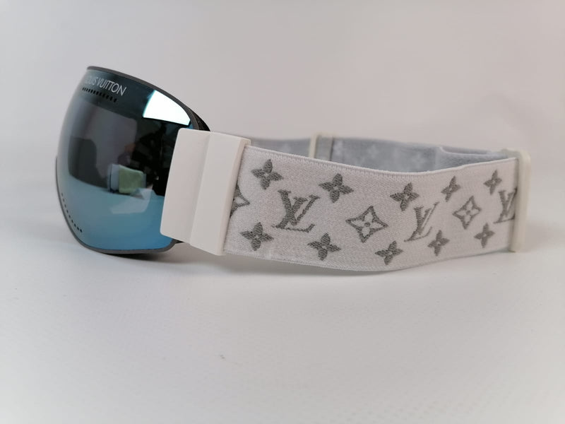 LV Intergalactic White Monogram U Ski Goggles