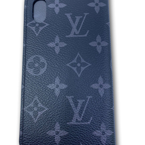Louis Vuitton Monogram Eclipse Canvas iPhone XR Folio Case