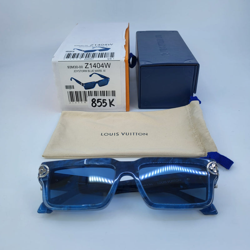 Louis Vuitton Men's Joystorm Blue Marble Sunglasses W Z1404W – Luxuria & Co.