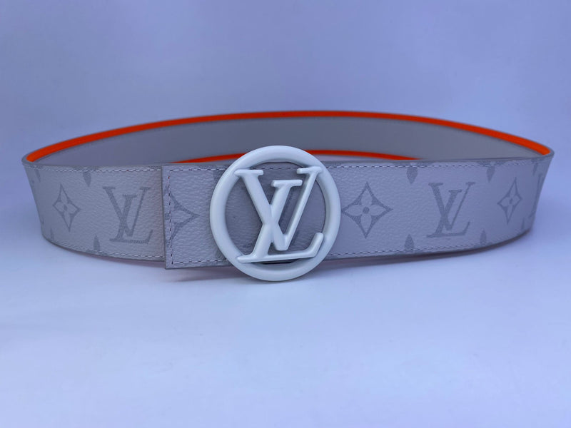 Louis Vuitton Men's Reversible LV Antarctica White Monogram Circle