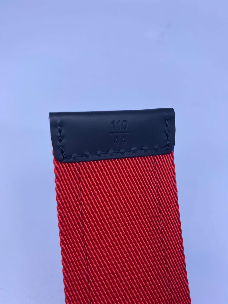 Louis Vuitton Red Black LV Circle Monogram Eclipse Belt – Luxuria