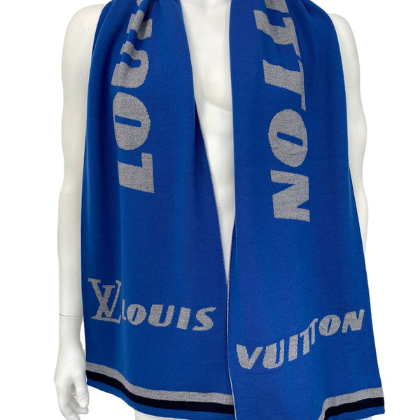 Louis Vuitton Men's Anthracite Wool LV Split Scarf – Luxuria & Co.