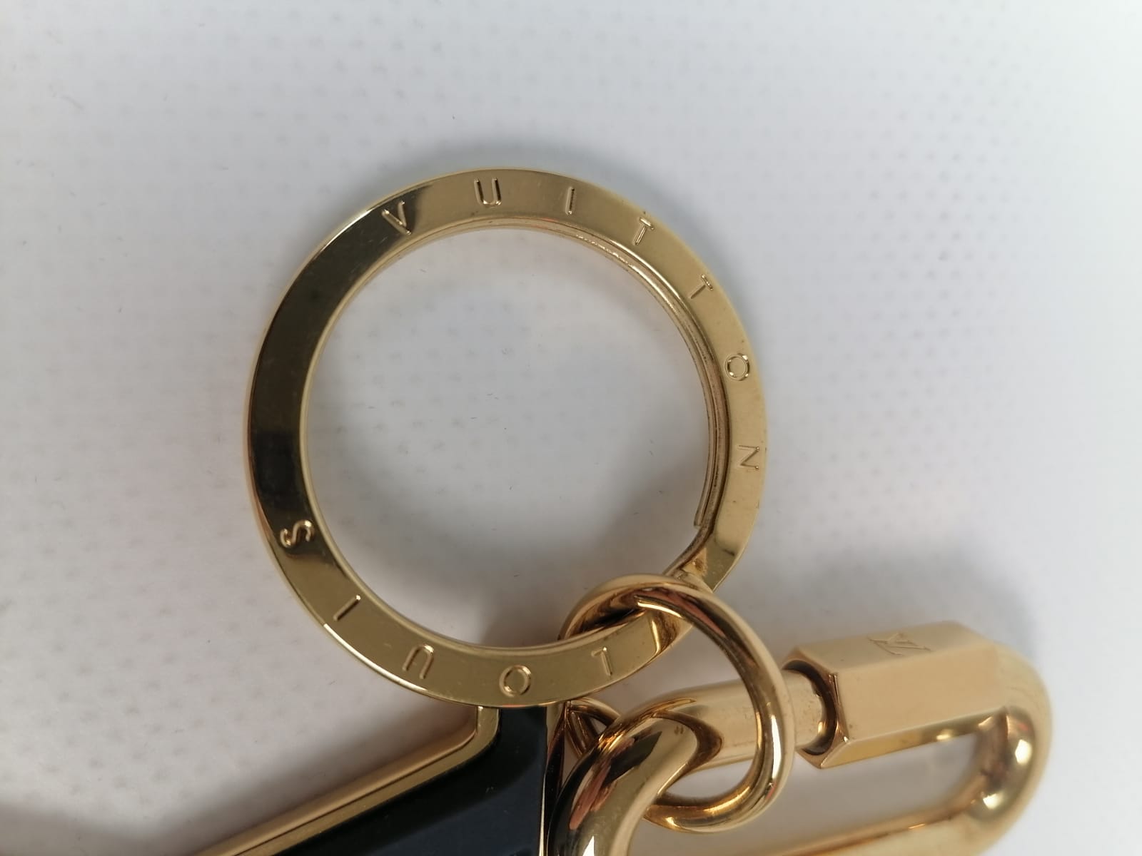 LouisVuittonLVInitialsKeychain