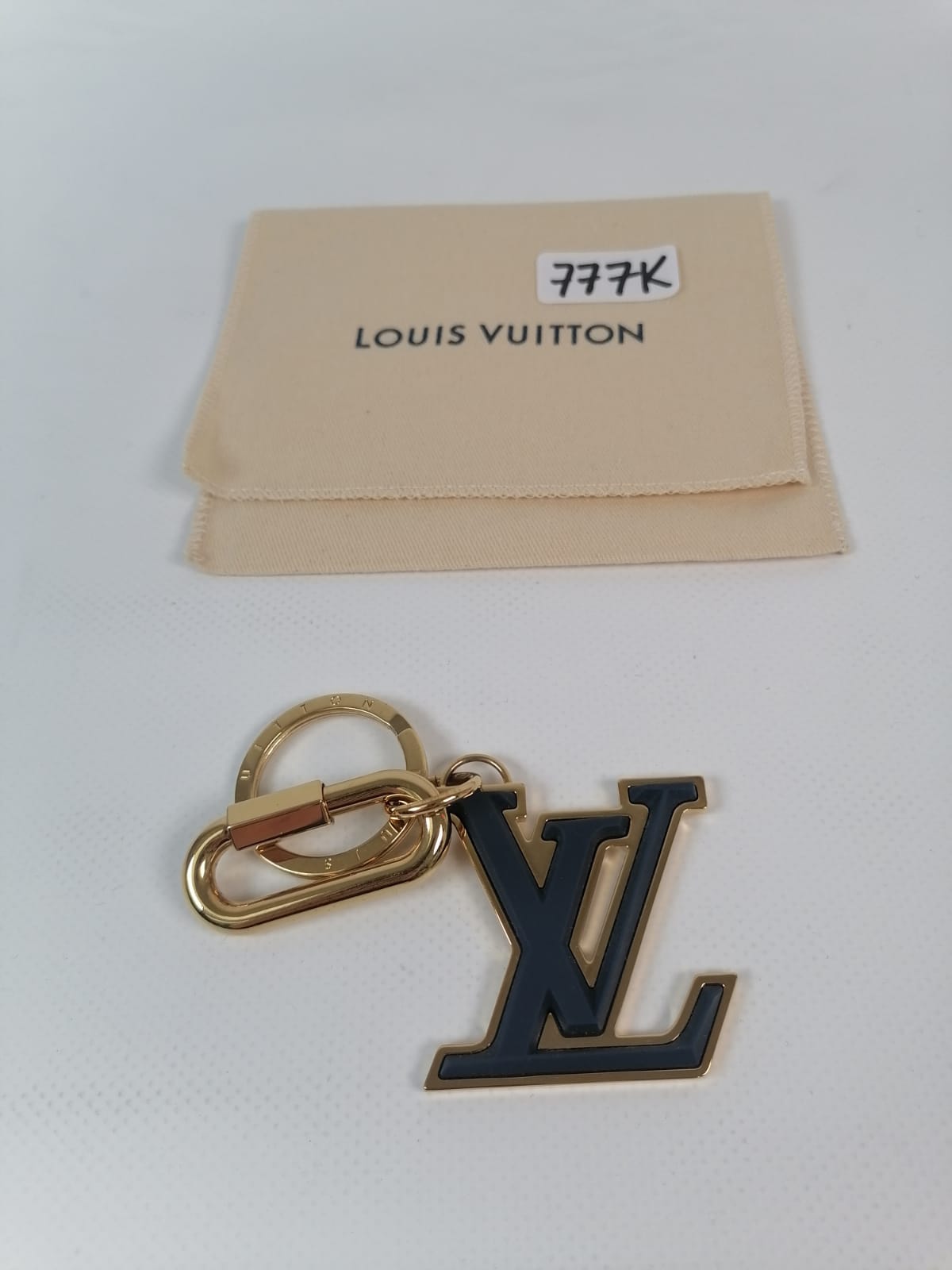 Louis Vuitton Navy LV Soft Bag Charm & Key Holder M68299 – Luxuria
