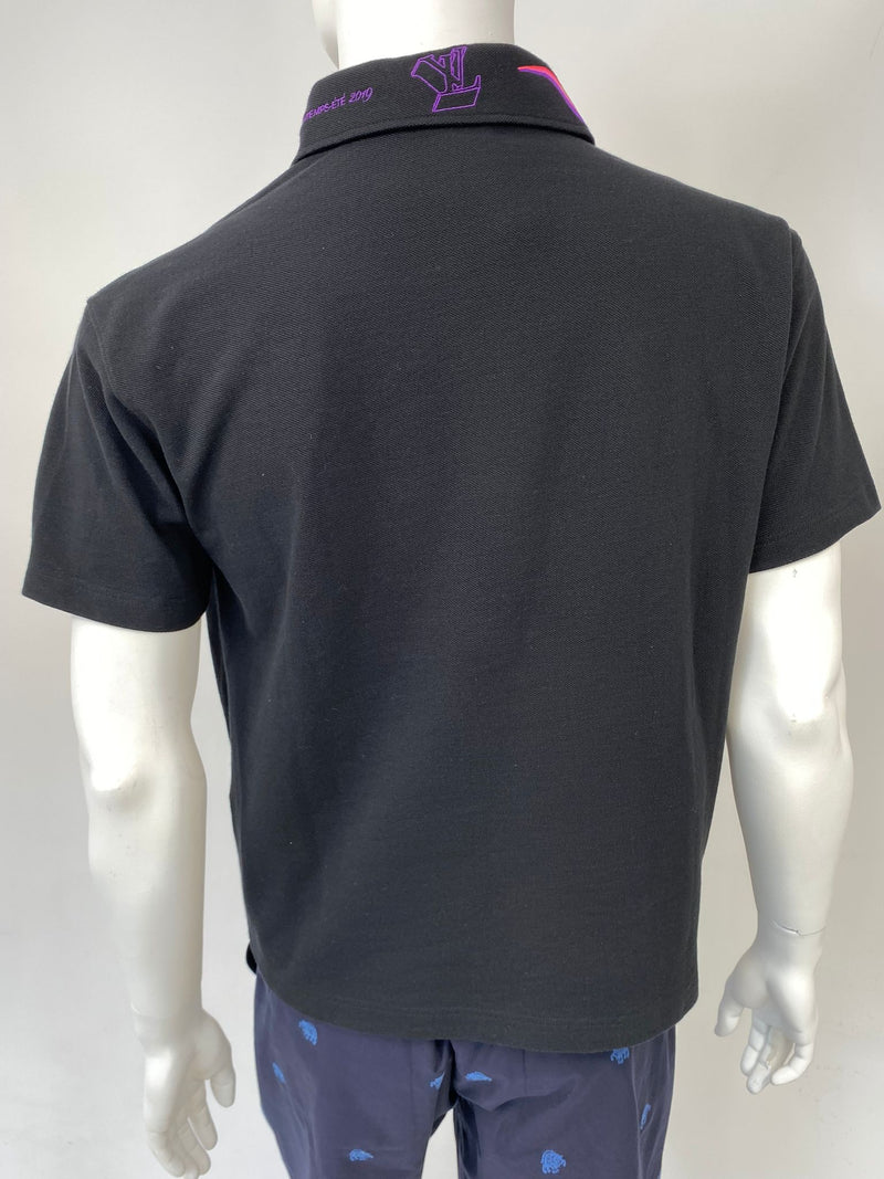 Louis Vuitton Uniformes Collar Polo Shirt - Black Polos, Clothing -  LOU770667