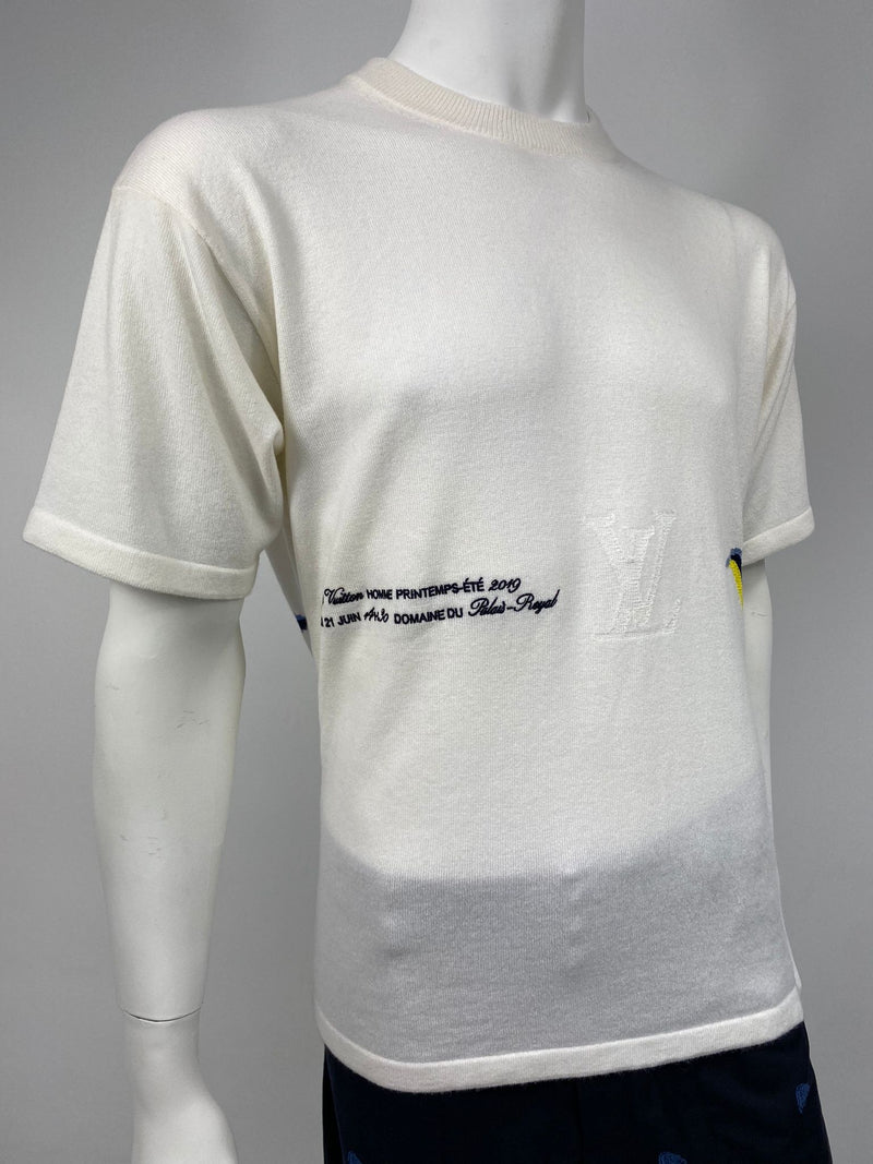 Intarsia Football T-Shirt - Men - Ready-to-Wear
