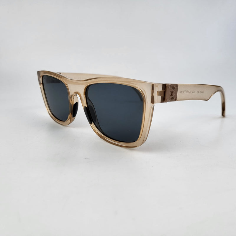 Louis Vuitton LV First Square Sunglasses Black Acetate & Canvas. Size W