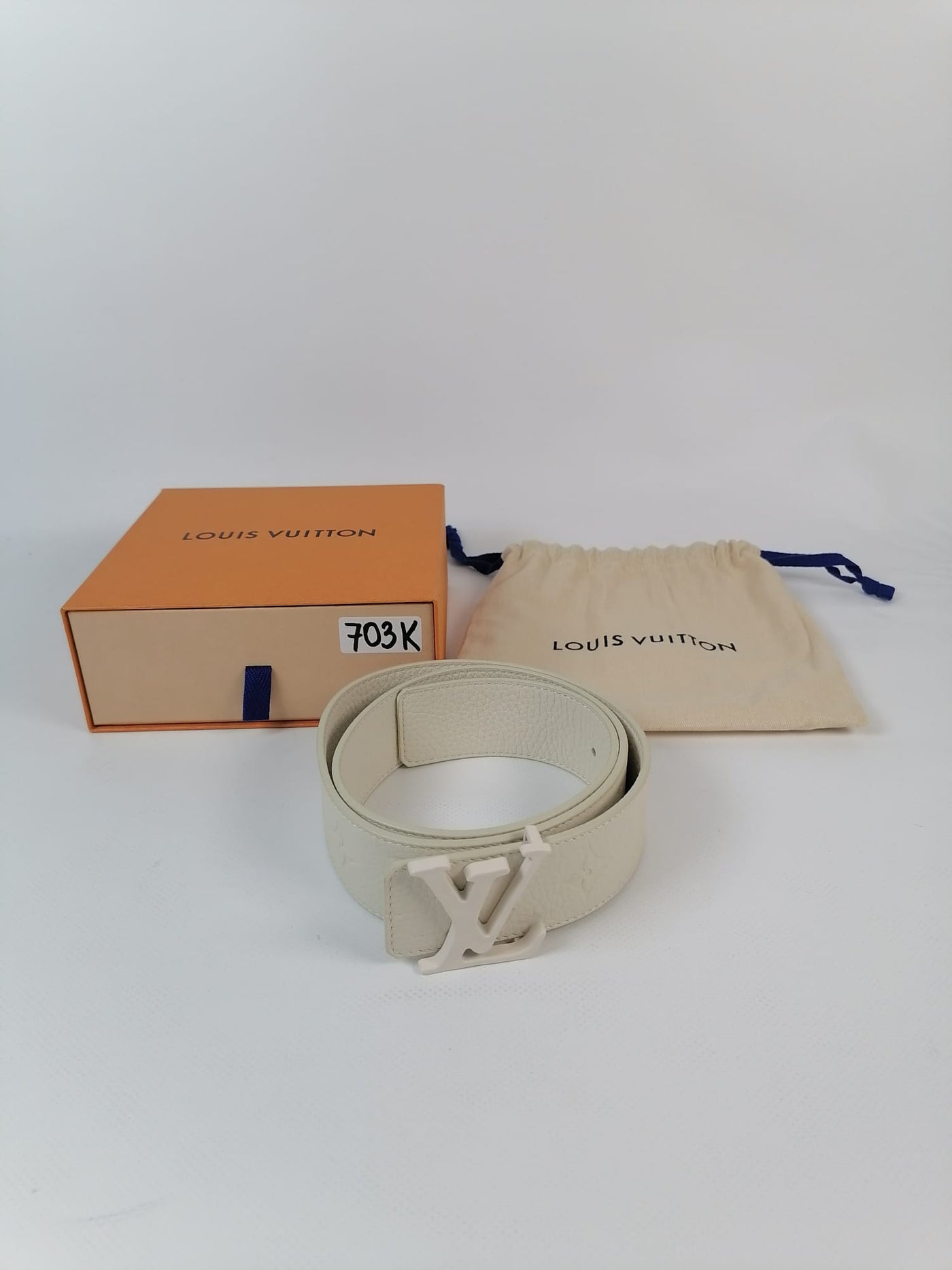 Louis vuitton x off white belt best sale