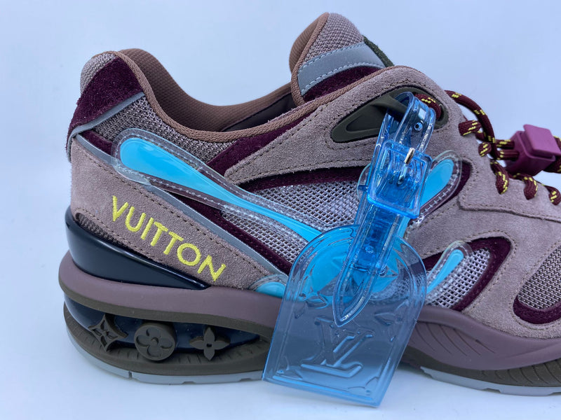 Louis Vuitton Men's Purple Blue Mesh & Leather LV Trail Sneaker – Luxuria &  Co.