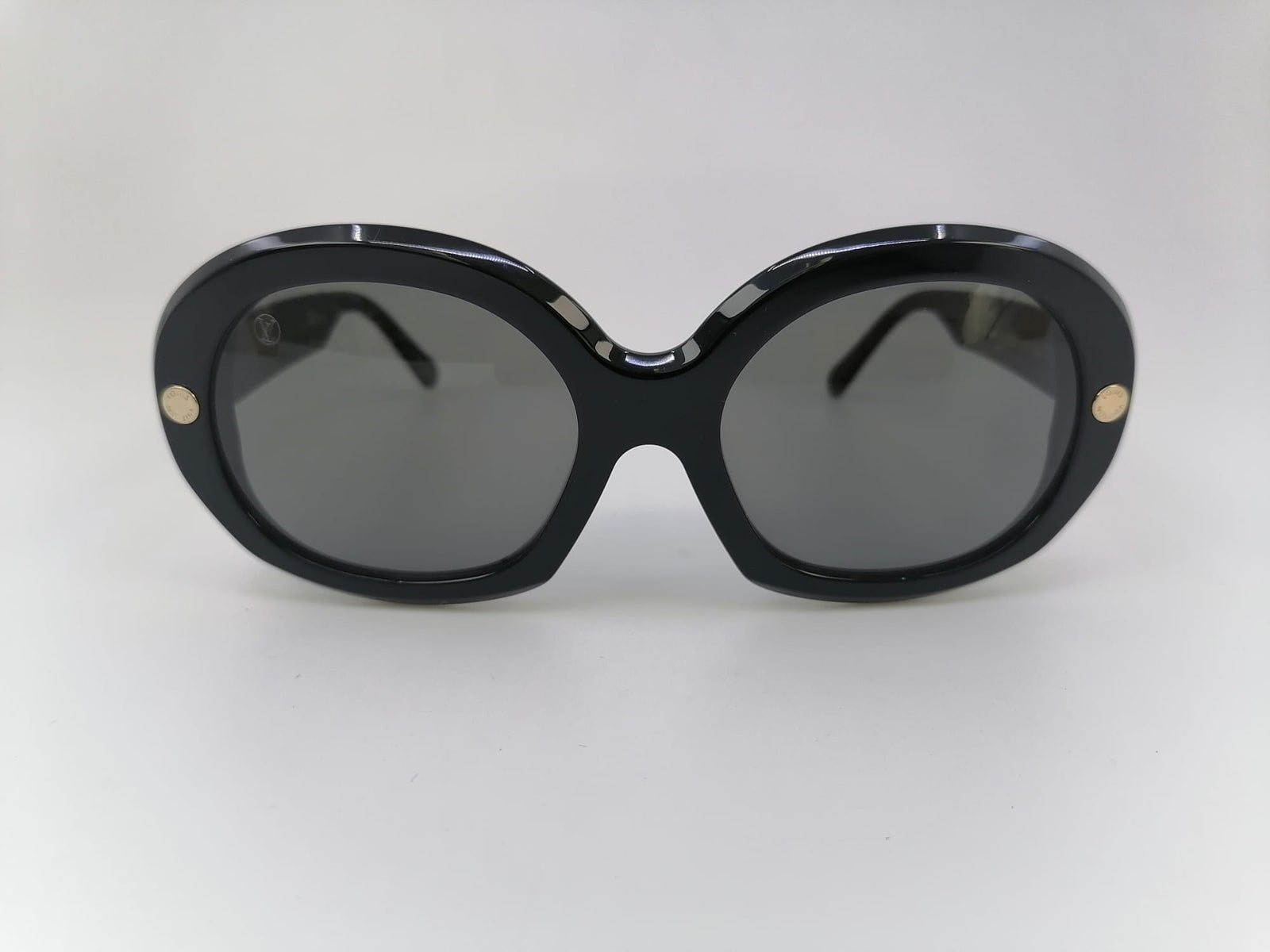 Louis Vuitton Black and Gold Studded Sunglasses LV Cyclone Sunglasses || HolyMoly main image 4