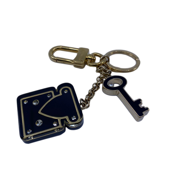 Louis Vuitton Style Enameled Charms Keychain/Bag Charm