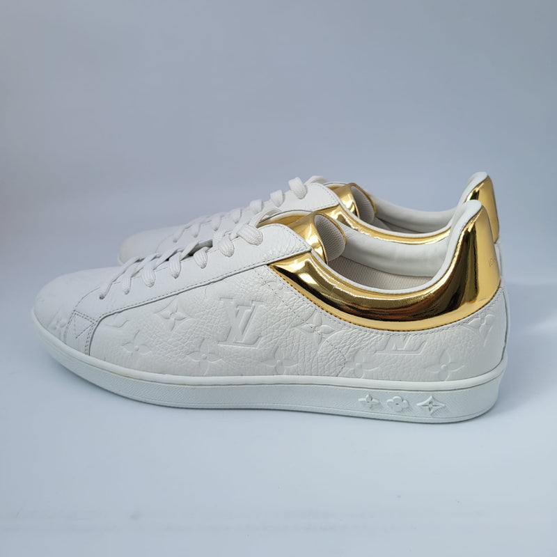 vuitton gold sneakers