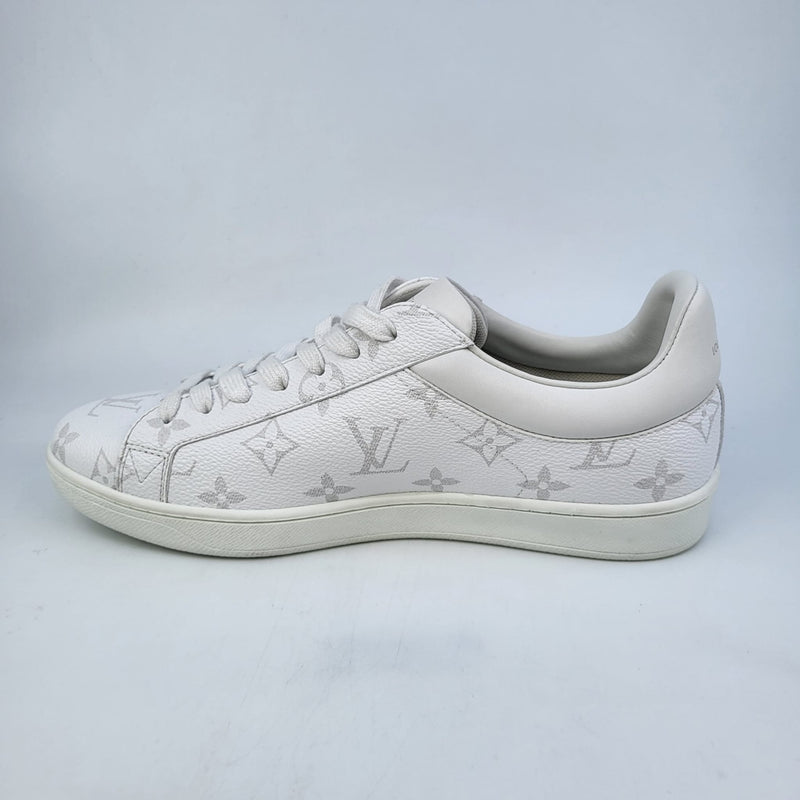 Louis Vuitton LUXEMBOURG Sneakers White LV Monogram Shoes Mens Size 13  MS0251