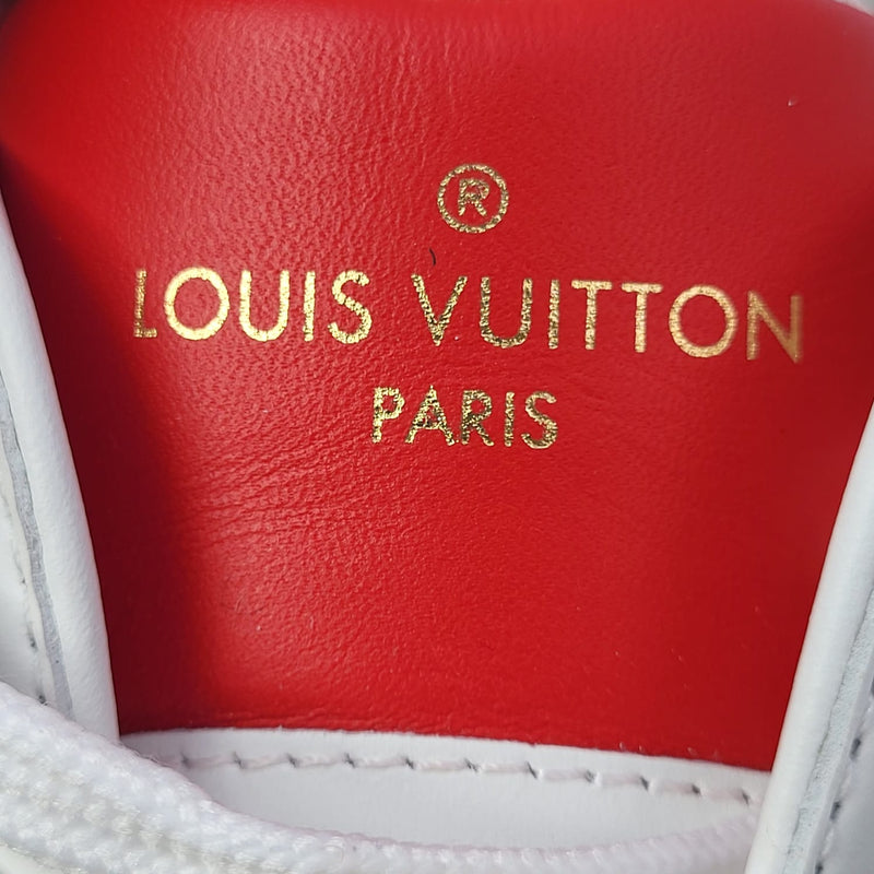 REC0045 LOUIS VUITTON LUXEMBOURG LOW - WHITE/RED - UK 8 - Sneakers ER
