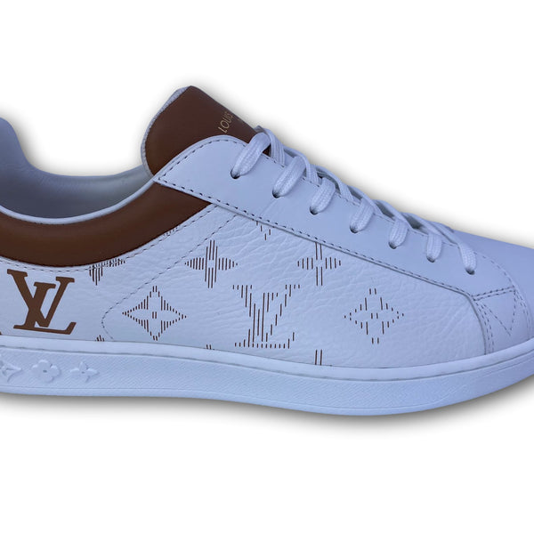 Louis Vuitton Men's Luxembourg Sneakers Monogram Leather Pink 2256076