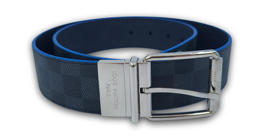 Louis Vuitton Damier Graphite Pattern Leather Waist Belt