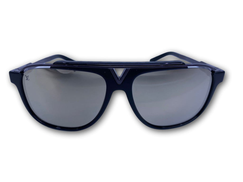 Louis Vuitton Men's Mascot Black Silver W Sunglasses Z2323W