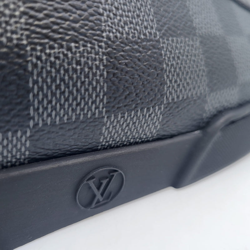 Louis Vuitton Men's Black Damier Graphite Match-Up Sneaker