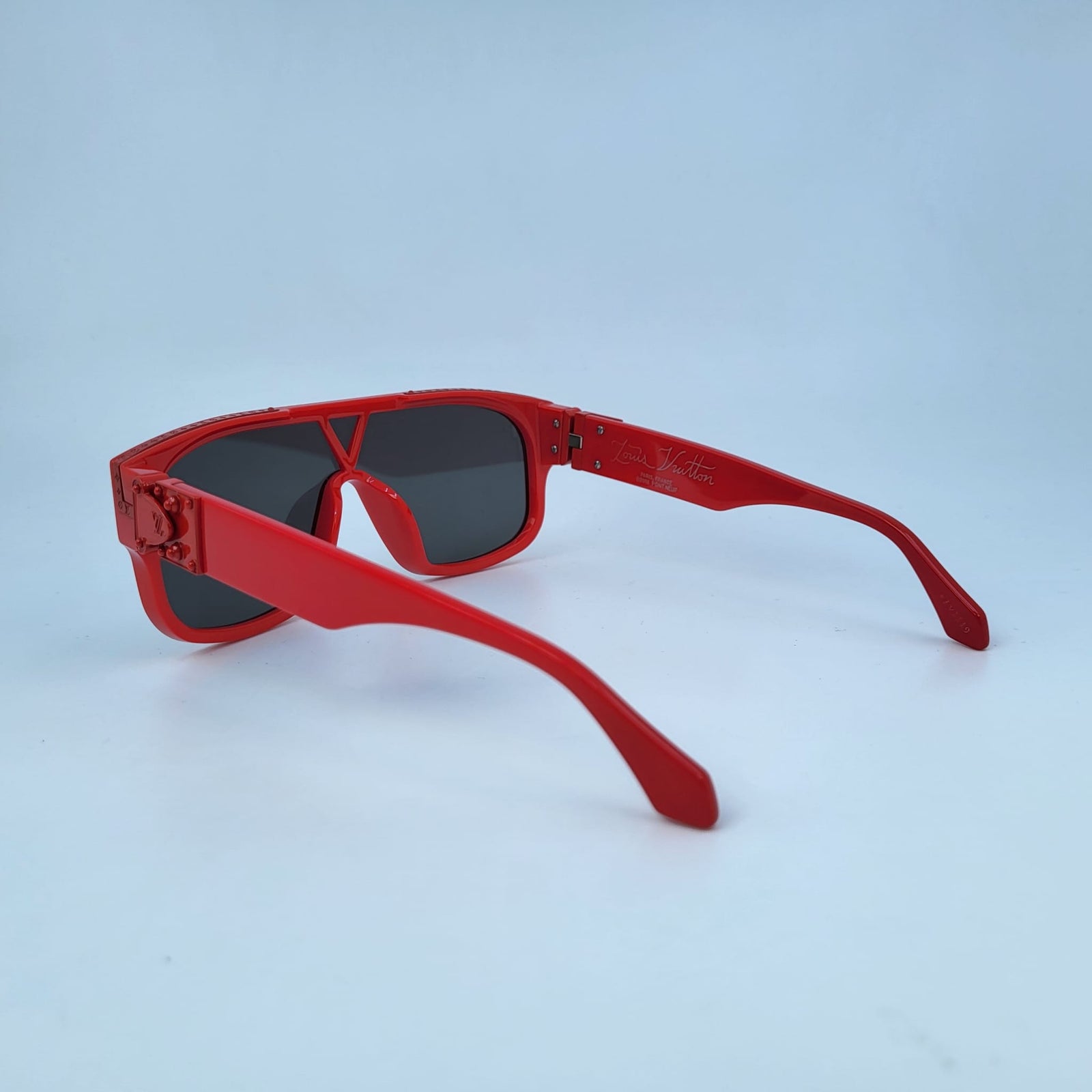 Louis Vuitton Men's Red 1.1 Millionaire Mask Sunglasses