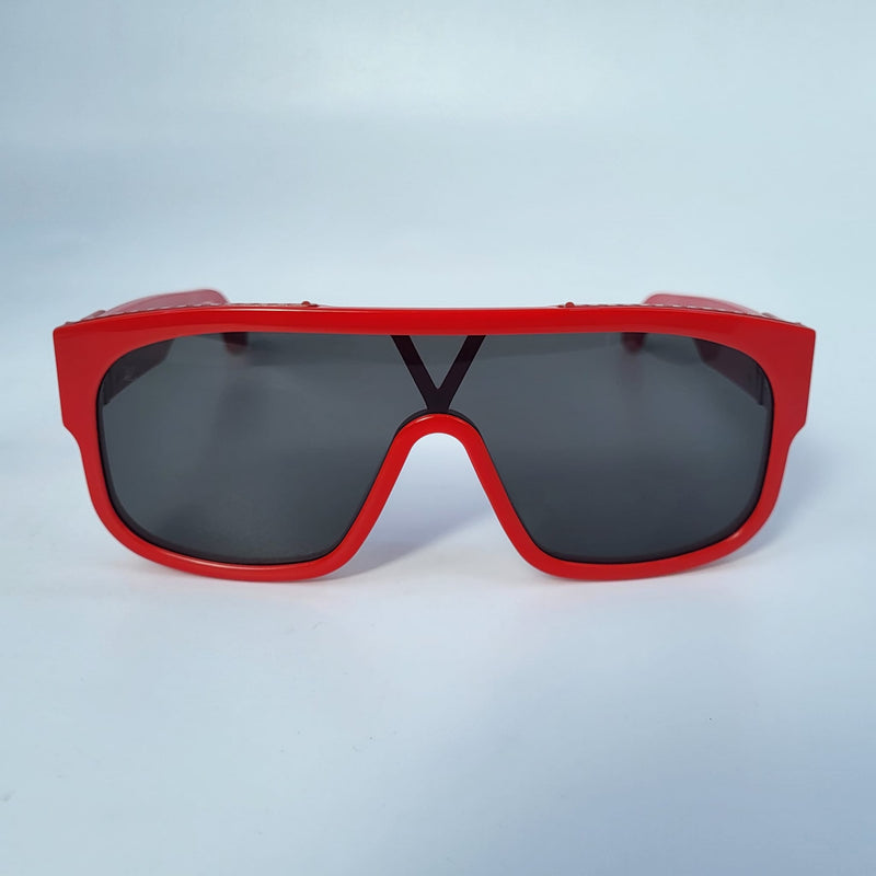 Louis Vuitton Red/ Grey 1.1 Millionaires Square Sunglasses Louis