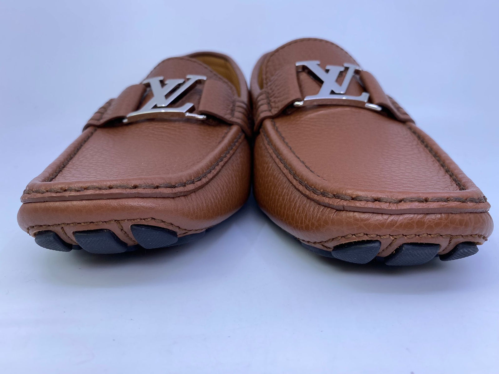 louis vuitton dress shoes brown Louis Vuitton Louis Vuitton Damier Check Oxford Shoes Brown Leather Shoes -  CNY 508.80