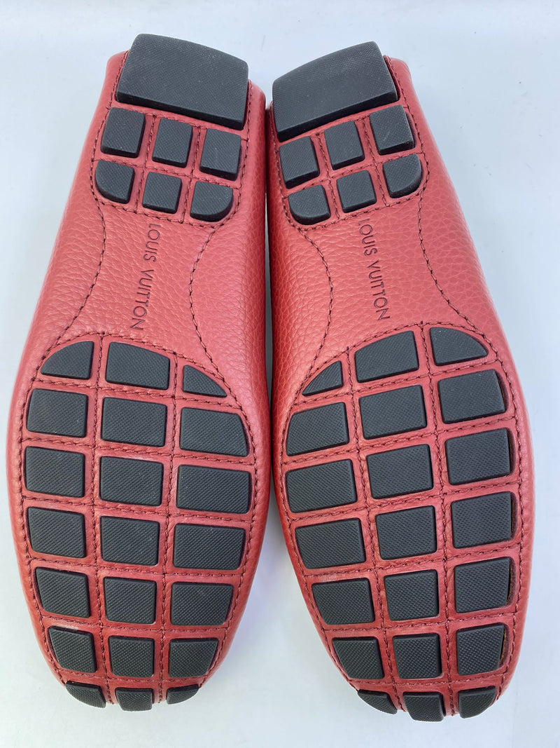 Shop Pink And Red Louis Vuitton Slippers