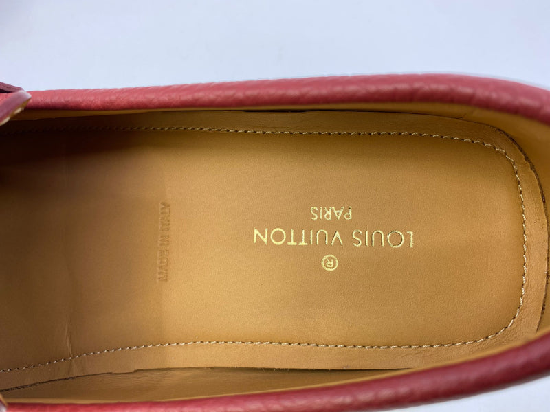 Louis Vuitton Men's Red Leather Monte Carlo Car Shoe Loafer – Luxuria & Co.