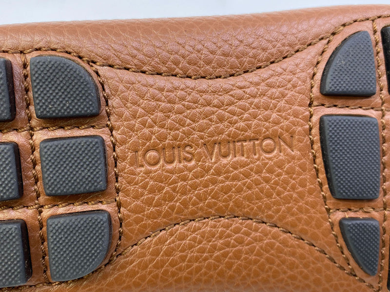 Louis Vuitton Brown Leather Monte Carlo Loafers Size 43 Louis